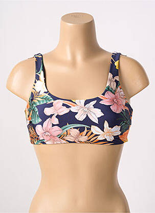 Sutien de costum de baie bretele elastice sutiene albastru ROSA FAIA femeie