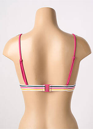 Sutien de costum de baie top triunghiuri top triunghiuri roz YSABEL MORA femeie