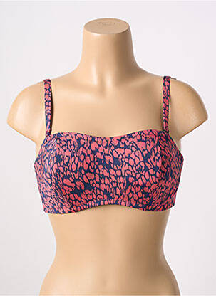 Sutien de costum de baie top bentiță top bentiță roz ROSA FAIA femeie