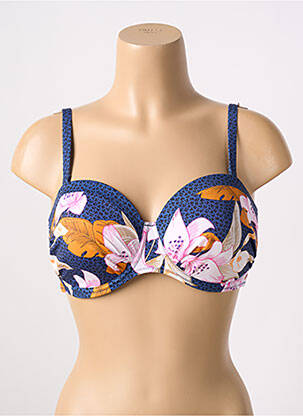 Sutien de costum de baie top sutien modelat top sutien modelat albastru ROSA FAIA femeie