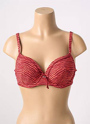 Sutien de costum de baie top sutien modelat top sutien modelat portocalie LINGADORE femeie