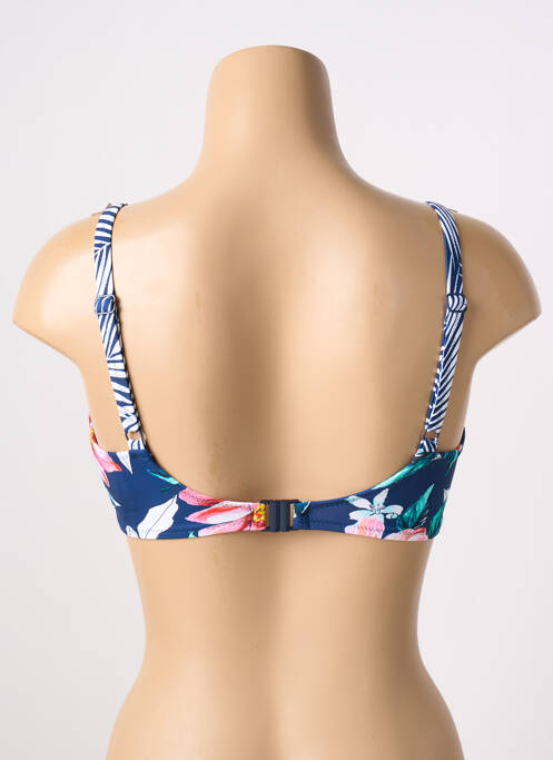 Sutien de costum de baie bretele elastice reglabile albastru FANTASIE femme