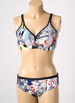 Costum de baie din două piese top sutien modelat top sutien modelat alb ANITA femeie