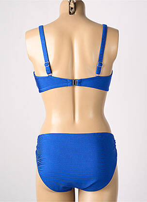 Costum de baie din două piese top sutien modelat top sutien modelat albastru ANITA femeie