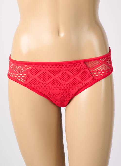 Chiloți de baie roșu FREYA femeie