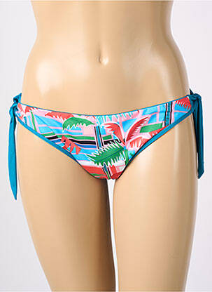 Chiloți de baie imprimeu tie and dye bikini albastru ROSA FAIA femeie
