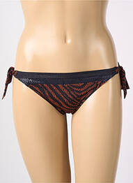 Chiloți de baie efect material satinat bikini maro PRIMADONNA femme