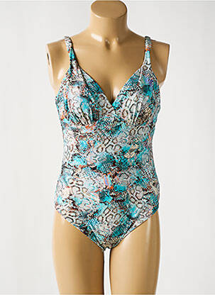 Costum de baie dintr-o singură piesă albastru FANTASIE femeie