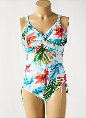 Costum de baie dintr-o singură piesă albastru FANTASIE femeie