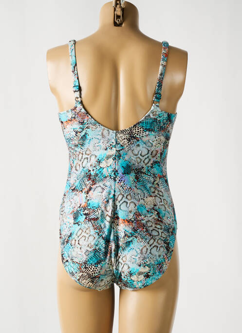 Costum de baie dintr-o singură piesă albastru FANTASIE femeie