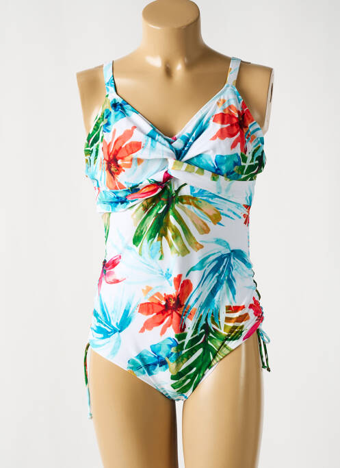 Costum de baie dintr-o singură piesă albastru FANTASIE femeie