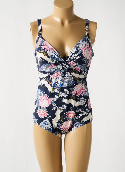 Costum de baie dintr-o singură piesă albastru ROSA FAIA femeie