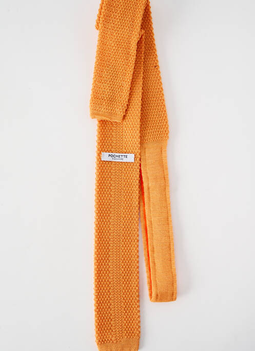 Cravată portocaliu POCHETTE SQUARE bărbat