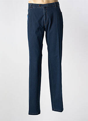 Blugi cu croială dreaptă albastru LUIGI MORINI bărbat