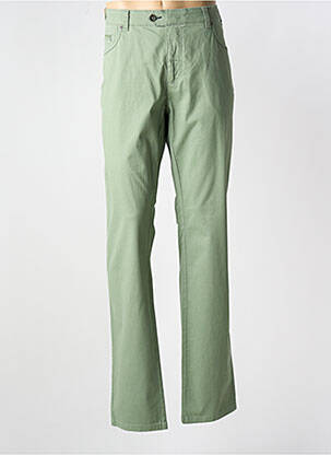 Pantalon drept croială dreaptă verde LUIGI MORINI bărbat