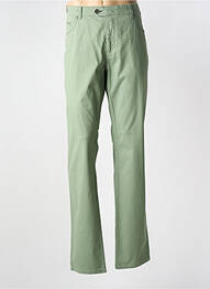 Pantalon drept croială dreaptă verde LUIGI MORINI homme