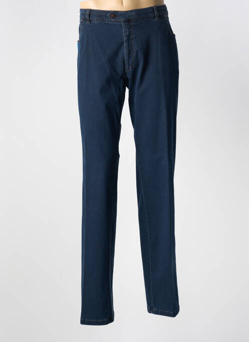 Blugi cu croială dreaptă albastru LUIGI MORINI bărbat