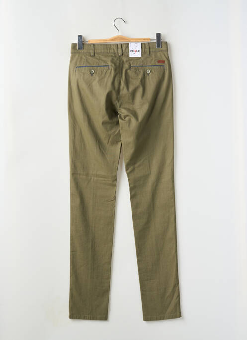 Pantalon slim verde EMYLE bărbat