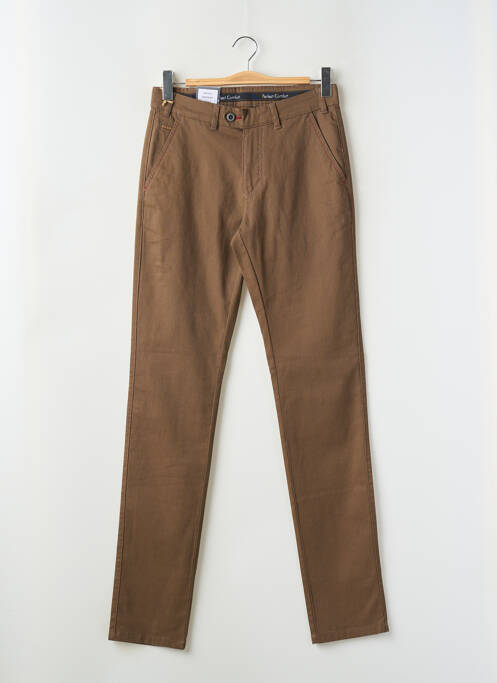 Pantalon chino maro LUIGI MORINI bărbat