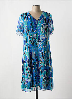 Rochie midi albastru GEVANA femeie