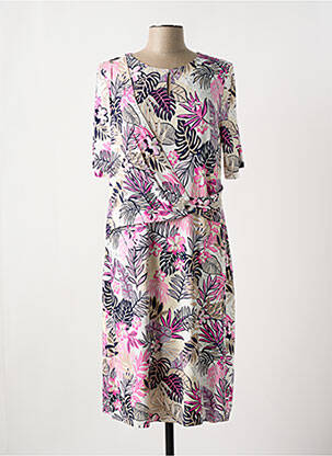 Rochie midi roz FRANK WALDER femeie