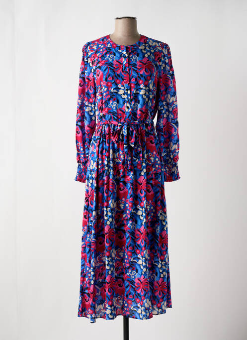 Rochie lungă albastru C'EST BEAU LA VIE femeie