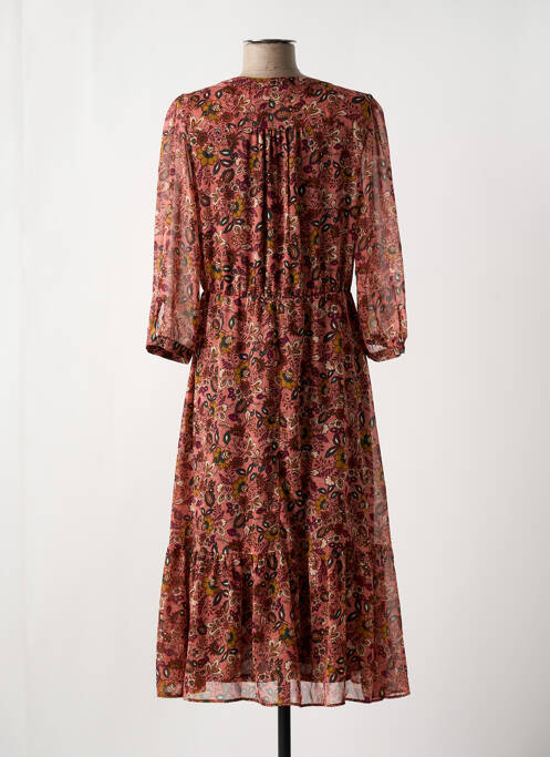 Rochie midi roz C'EST BEAU LA VIE femeie