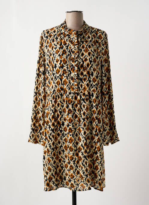 Rochie midi maro C'EST BEAU LA VIE femeie