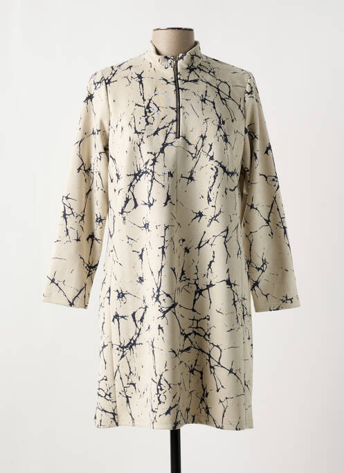 Rochie scurtă bej MERI & ESCA femeie