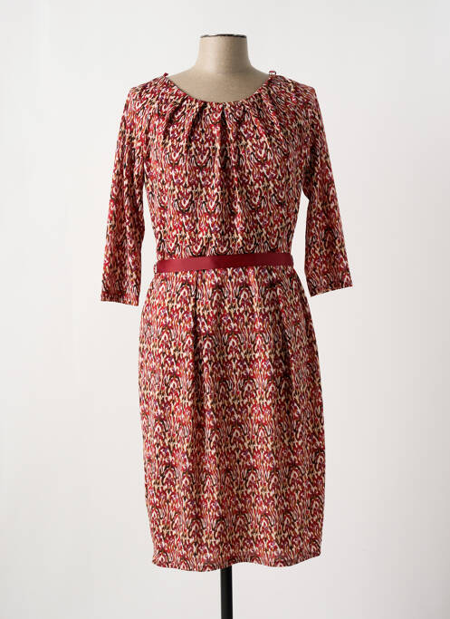 Rochie midi roșu JULIE GUERLANDE femeie