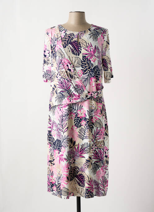 Rochie midi roz FRANK WALDER femeie