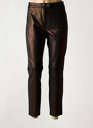 Pantalon 7/8 buzunare auriu TUZZI femeie