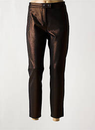Pantalon 7/8 buzunare auriu TUZZI femeie