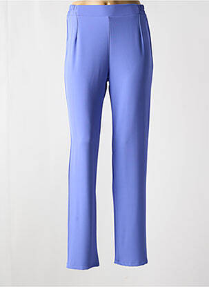 Pantalon drept talie elastică violet GEVANA femeie