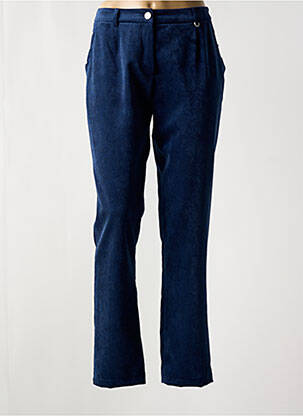 Pantalon slim buzunare albastru CHRISTINE LAURE femeie