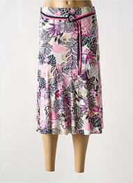 Fustă midi talie elastică violet FRANK WALDER femme