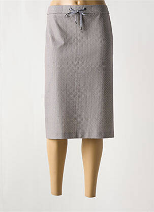 Fustă midi gri FRANK WALDER femeie