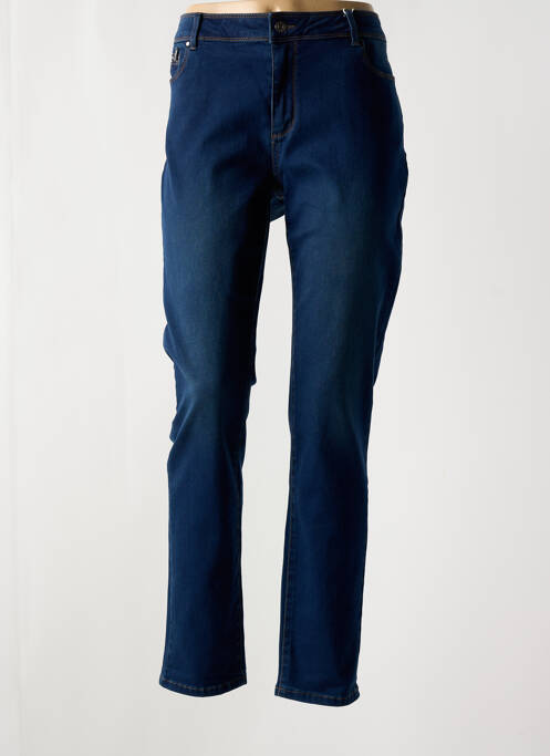 Blugi cu croială slim albastru C'EST BEAU LA VIE femeie
