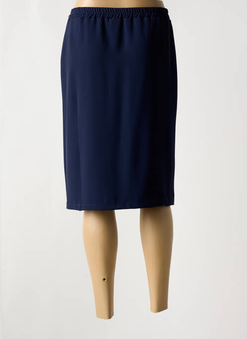 Fustă midi albastru GEVANA femeie