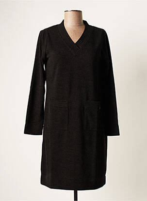 Rochie scurtă mâneci lungi mâneci lungi negru MALOKA femeie