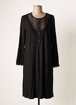 Rochie midi mâneci lungi mâneci lungi negru MALOKA femeie