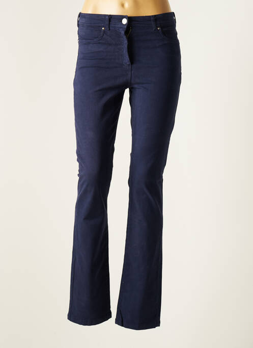 Pantalon drept albastru PAUL BRIAL femeie