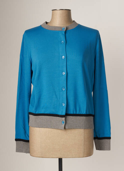 Vestă cu mâneci lungi albastru MALOKA femeie