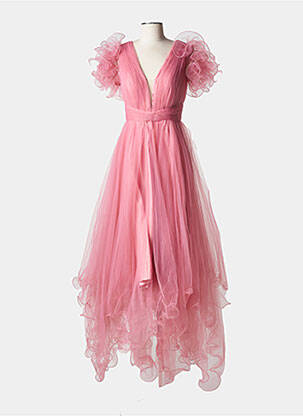 Rochie lungă roz MARFIL femeie