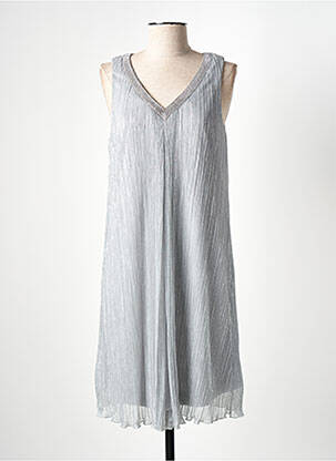 Rochie midi argintiu FRANK LYMAN femeie