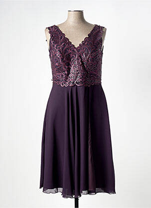 Rochie midi violet LASENSE femeie