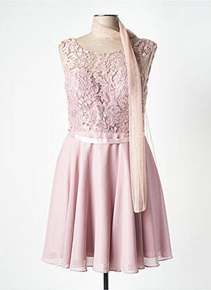 Rochie midi roz FRANCE MODE femeie