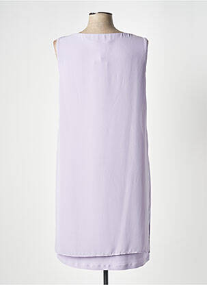 Rochie midi croială fluidă fără mâneci violet FRANK LYMAN femeie