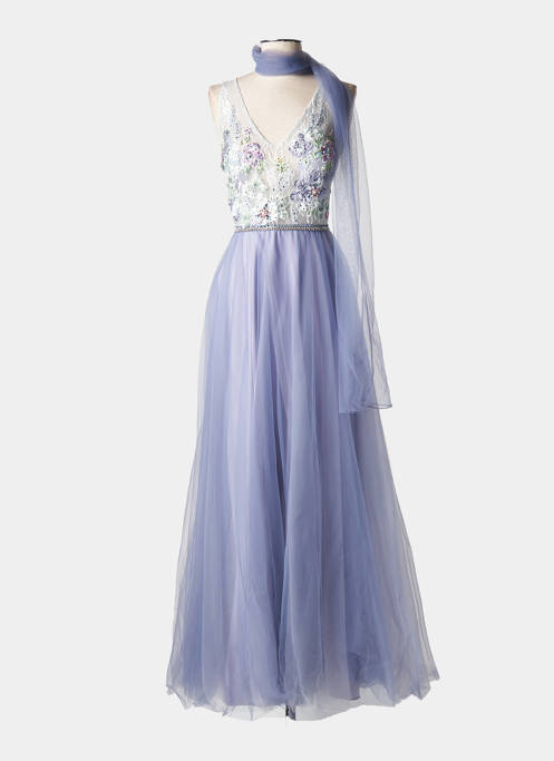 Rochie lungă violet MARFIL femeie