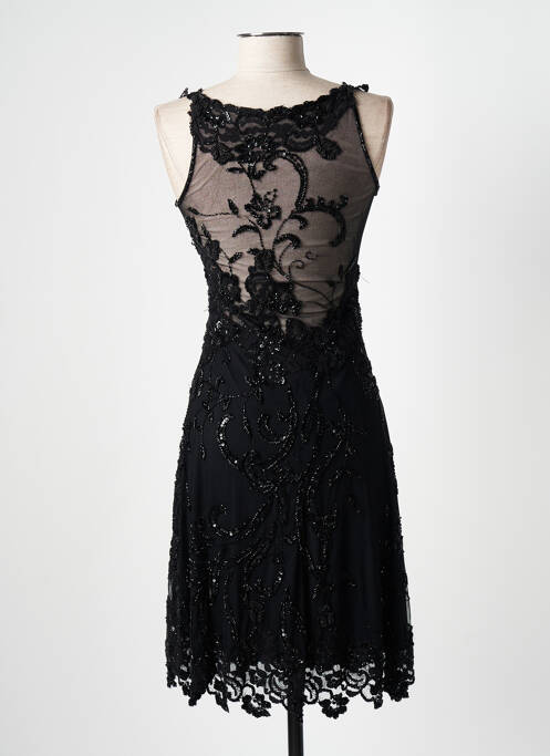 Rochie midi fără mâneci fără mâneci negru DONA CARLOTA femme